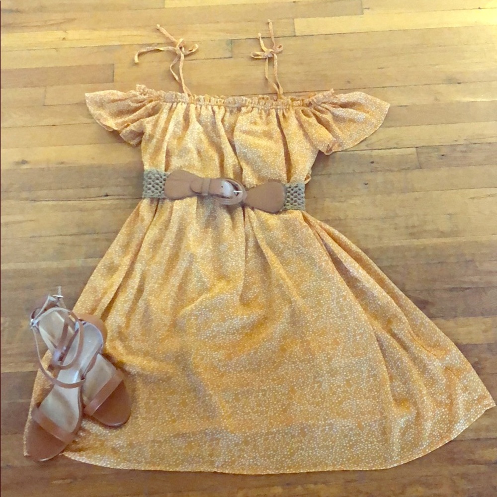 Mustard yellow Xilaration dress